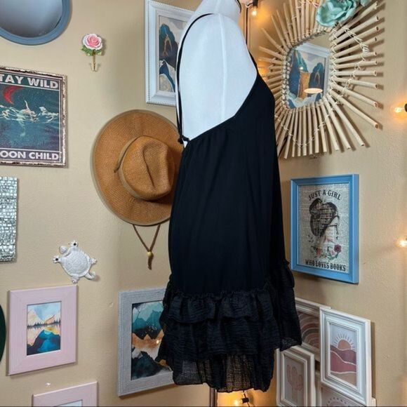 Boho Three Layer Ruffle Trim Extender Dress Slip Dress - Small - Picture 3 of 8